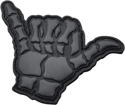 Hang Loose PVC Patch voor Rugzakken en Caps - 5x7 cm