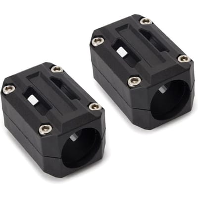 Motorfiets Motorbescherming Guard Bumper Decoratief Blok Gemodificeerde 25mm-28mm Shock Bar 2 Stuks voor black