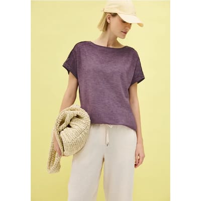 Shirt met knoopdetail