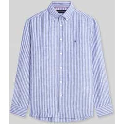 Overhemd Lange Mouw Tommy Hilfiger LINEN BENGAL STRIPE RF SHIRT