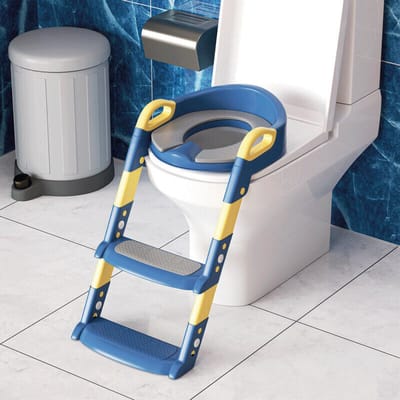 Toilettrap Kinderen - WC Verkleiner met Trapje - Potje Peuter - Blauw