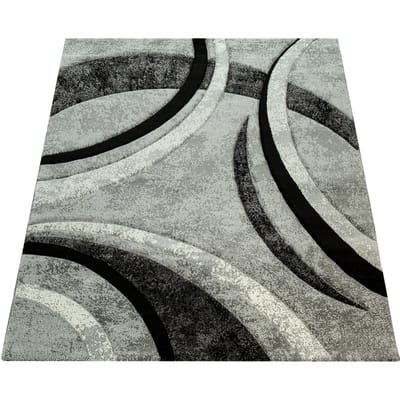Modern tapijt Bravo grijs  80x300 cm