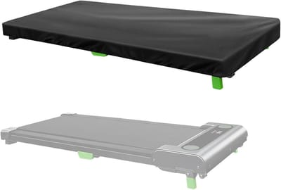 Loopband Beschermhoes - Loopbandhoes Waterdicht - Fitnessapparatuur Beschermen - Versterkte Dubbele Naden - 2 x 30 x 2 cm - Zwart