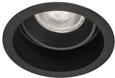 Inbouwspot Rond Mat Zwart Verdiept GU10