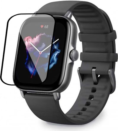 Screenprotector geschikt voor Amazfit GTS 3 - Full Screen Cover Protector