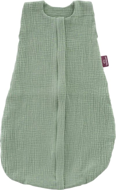 Träumeland Zomerslaapzak Liebmich - Cotton Muslin - Sage Green - 60 cm