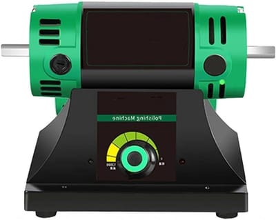 Polijstmachine - Mini draaibank - Sieraden polijsten - Met waterreservoir - 7 kg - Groen