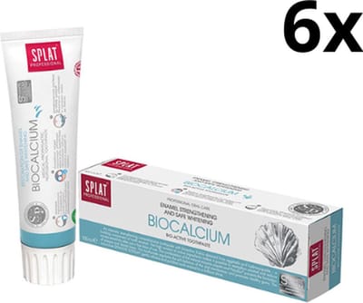 Splat Tandpasta - Professional BioCalcium - 6 x 100 ml - Voordeelverpakking