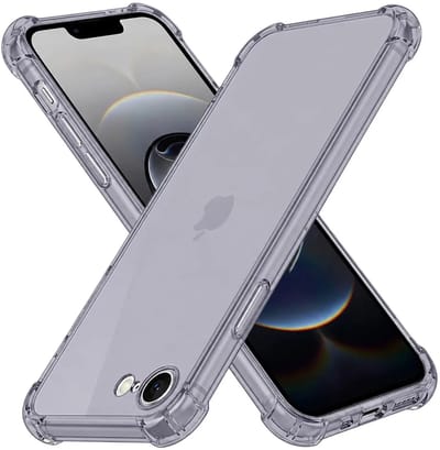 Hoesje geschikt voor Apple iPhone 17e/16e - Techsuit Shockproof Silicone Back Cover - Zwart