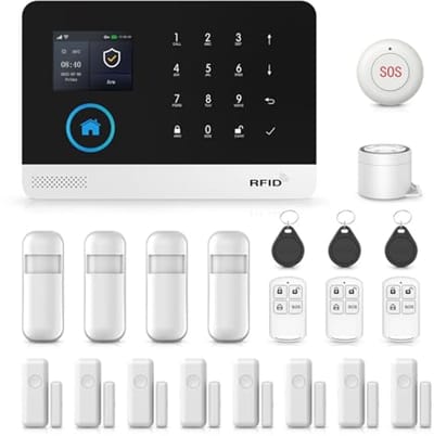 Draadloos 4G WiFi Alarmsysteem voor Huis - Compleet Smart Beveiligingssysteem met App en 120 dB Sirene
