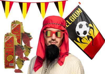 Rode Duivels & België Supporter set 5 delig - Boland