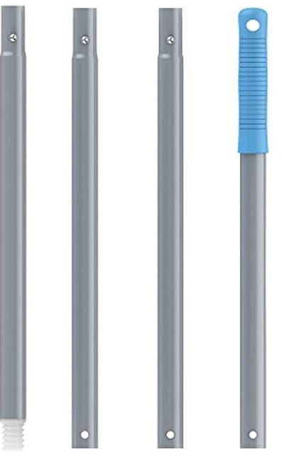 Verstelbare Telescopische Steel 138 cm - 4-Delige Uitbreidbare Pole voor Raammop