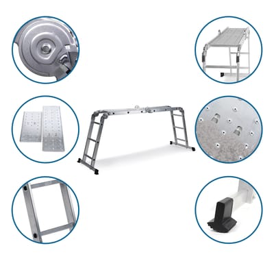 SOLID W3 | 12 stappen - Klaptrap Aluminium