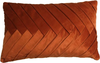 Folded rust Cushion cover 30 x 50 cm