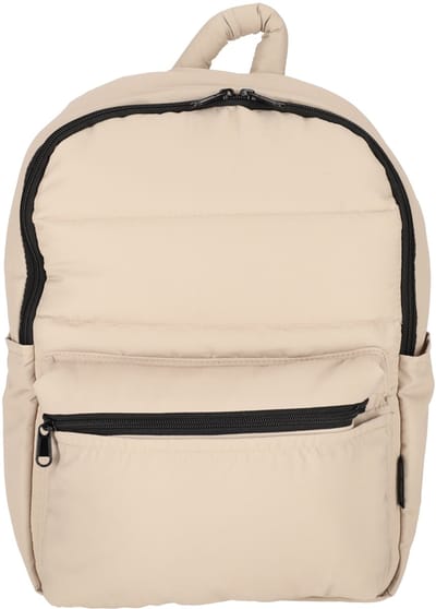 NORLÄNDER Padded Rugtas Taupe – Comfortabele en Functionele Gewatteerde Rugzak voor Dagelijks Gebruik