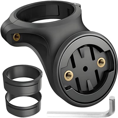 Allecto - Fiets zadelpenhouder - Verstelbare houder - Geschikt voor 27.2mm 30.9mm 31.6mm zadelpen - Fietsaccessoire - Garmin Varia - Veiligheid - V...