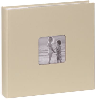 Fotoalbum insteekalbum - SecaDesign Vita beige / zandkleur - 100 foto's 10x15 - Fotoboek - Memo