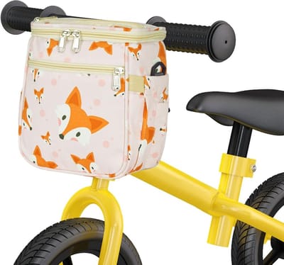 Kinder Fietsmand voor Stuur met Verstelbare Schouderband Waterdicht