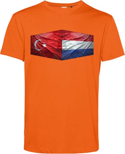 T-shirt Nederland Turkije | WK 2026 Holland |Oranje Shirt| Turkije Shirt | Oranje | maat XS