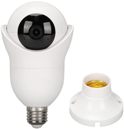 Dailygoody - Gloeilampbeveiligingscamera - E27-lamphouder - Draadloze