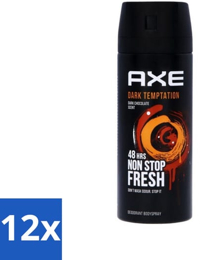 Axe - Deodorant - Spray - Dark Temptation - 48h - 150ml x 12