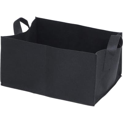 Groente Aardbei Planten Rechthoekige Zak Tuin Plant Bloem Kwekerij Plantenbak Containers black