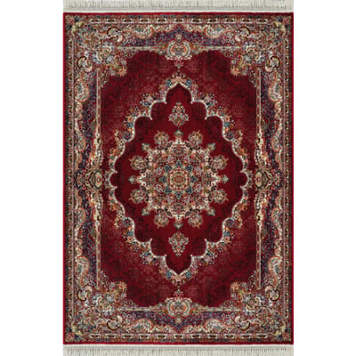 Muratap Isfahan oosters vloerkleed nain laagpolig klassiek vintage tapijt /