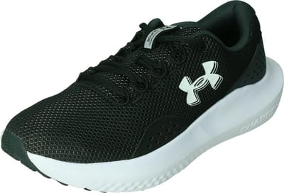 Under Armour UA Charged Surge 4-BLK Heren Sportschoenen - Zwart - Antraciet - Wit