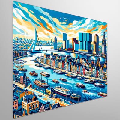 Kunstprint | Wanddecoratie | Dibond | 60 × 60 cm