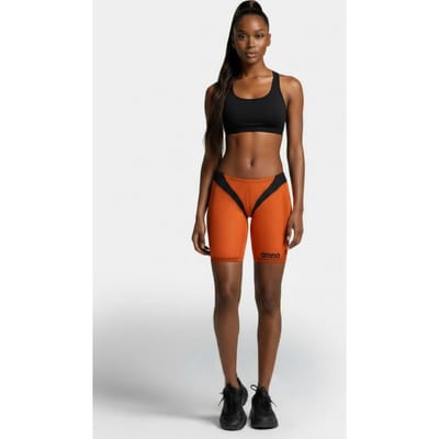 Arena W Trijammer Carbon Pro Fluo-orange Maat: S | Badpakken Outlet | Dames | Zwart