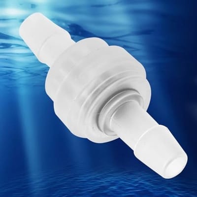 5PCS Plastic Check Valve Fluorescent Rubber Water Shut Off Valve Anti-Ozone voor Waterbehandeling en 6mm Accessoires voor Waterleidingen