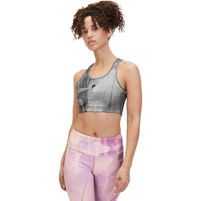 FILA Trets Aop Bra Black Finger Print Aop Taglia: XS | Reggiseni sportivi Outlet | Donna | Nero