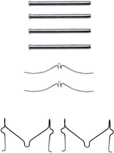 Hella Pagid accessoireset voor remblokken voorzijde Mazda 121 II 323 C IV K0042
