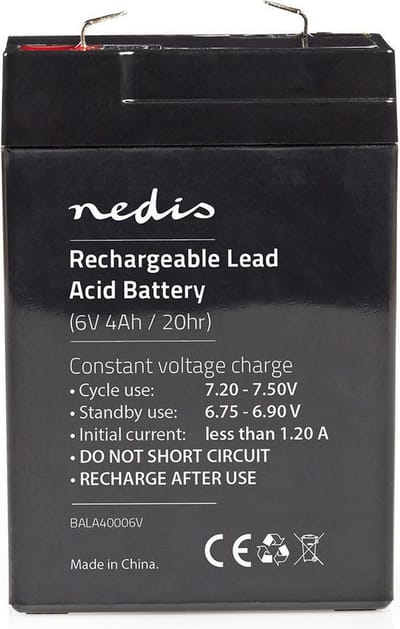 Nedis BALA40006V - UPS battery - Lead Acid - 4000 mAh