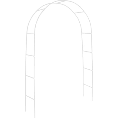 Support de plantes en treillis, arche de jardin, pour décoration de jardin extérieur, cérémonie de mariage, fête blanc