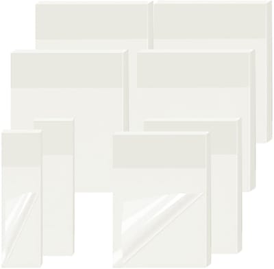 Dailygoods- Zelfklevende Notities 400 Stuks - Transparant - Waterdicht - Hoogwaardig PET-Materiaal - Gemakkelijk te Beschrijven - Duurzaam - Plaknotities