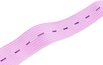 BamBella® Knoopsgat Elastiek - 1 Meter - gaten band knoop gat - 15mm breed