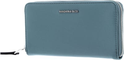 MANDARINA DUCK Portemonnee Hunter Zip Around Wallet Smoke Blue Lichtblauw