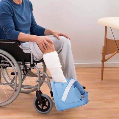 NTH products- Enkelsteun Zacht Kussen - Verstelbare Hielbeschermer - Drukpijn Verlichting - Hielletsel Herstel - Bescherming Tegen Zweren - Comfortabele Pasvorm - Hielkussen