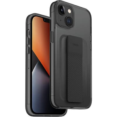 UNIQ Heldro Serie - Hoesje voor iPhone - Transparant Design - Zwart - Vapour Smoke