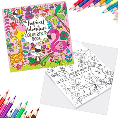 Kleurboek Jungle – Kleurboek voor Kinderen met Jungle Dieren
