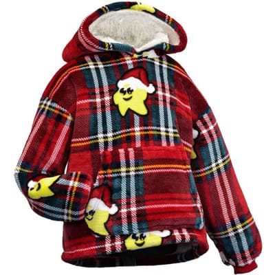 Unique Living - Hoodie Xmas Lucy - 43x47cm - Rood