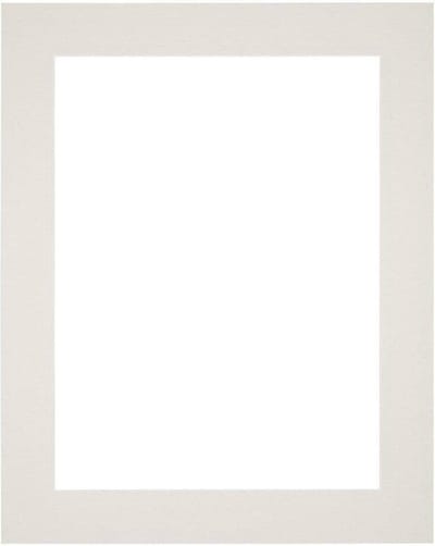 Passe-Partout Fotomaat 15x20 cm - Lijstmaat 25x30 cm - Lichtgrijs - Museumkarton - Fotolijst niet inbegrepen