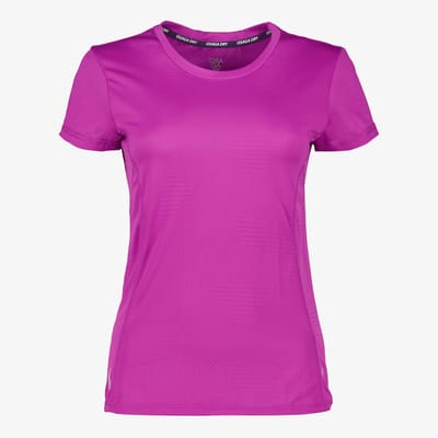 Osaga Dry dames hardloop T-shirt paars - Maat S