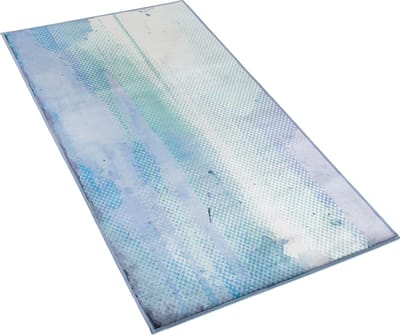 SUSUZ - Laagpolig vloerkleed - Marineblauw - 80 x 150 cm - Polyester