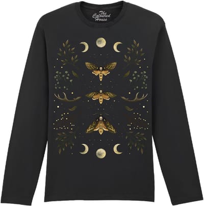 Doodshoofd Mot Death S Head Moth The Coloured House Longsleeve T-shirt XXL