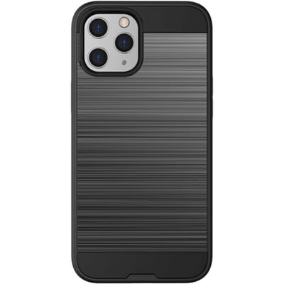 CaseBody iPhone 12 Pro Max Stevig Dual Layer Beschermhoesje  Zwart