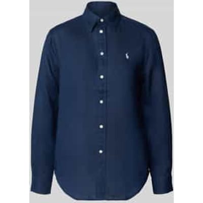 Overhemdblouse van puur linnen