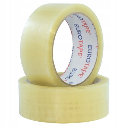 Eurotape Pakkingstape Transparant Hotmelt 38x66mm