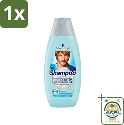 1 x Schwarzkopf - Shampoo Anti-Roos - Tegen Schilfers & Jeuk - 400 ml- Anti-roos Shampoo - Roos Bestrijding - Jeuk Bestrijding - Schilfers Bestrijding - Hoofdhuid Kalmering